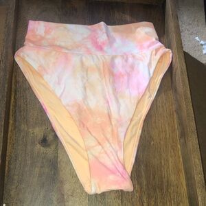 Aerie Pink and Orange Bikini Bottom